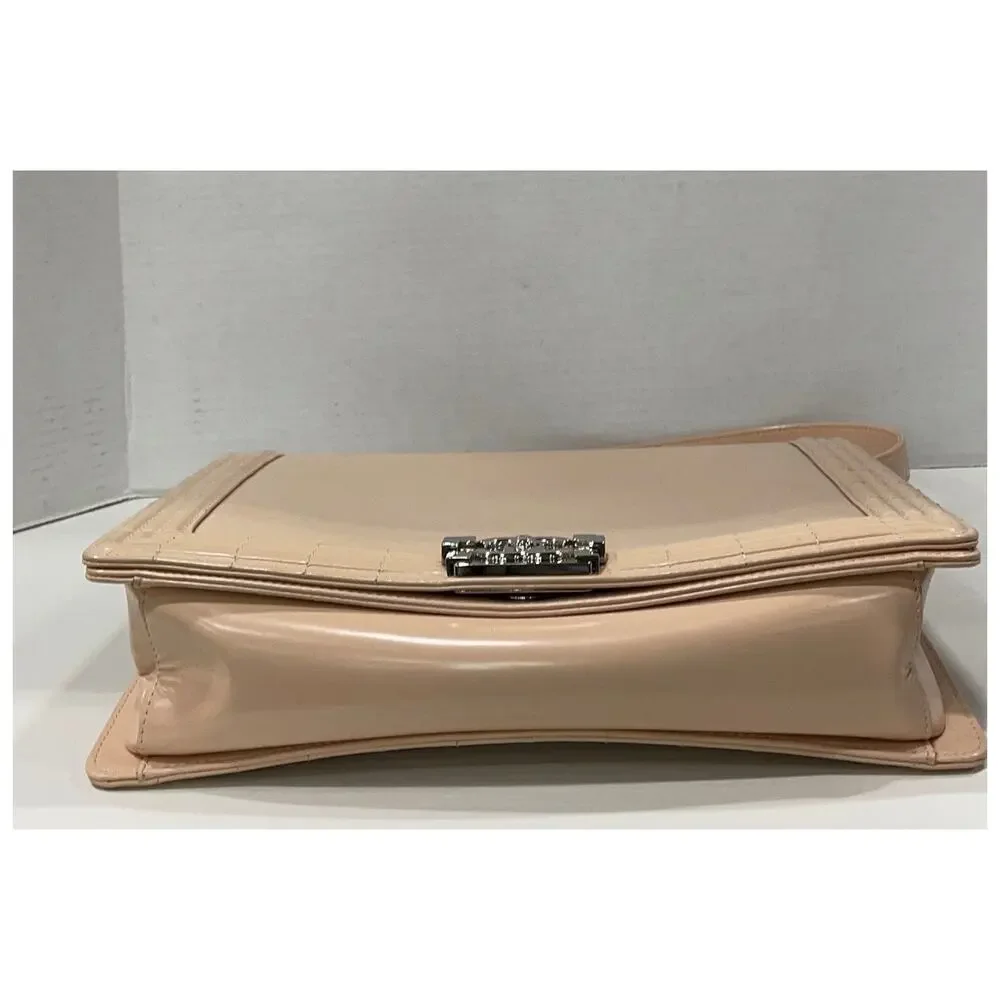 Chanel Reverso Boy Bag Pink Patent With COA And Dust bag - Picture 5 of 16